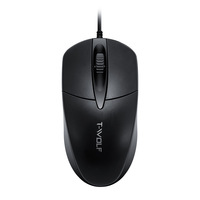 Logo Kustom V12 Gaya 3D Lebih Murah 1000dpi Mouse Optik Berkabel Hitam USB 7-Tombol Ergonomis untuk Kedua Tangan Notebook Bisnis Gaming