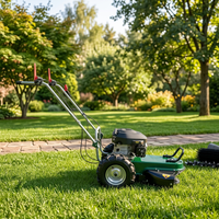 Débroussailleuse autotractée à essence haute puissance KONTORY KPT560S-PRO, tondeuse à gazon manuelle, coupe-herbe professionnel DIY
