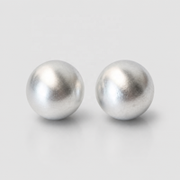 Clous d'oreilles ronds mats élégants en gros, bijoux géométriques sphériques de haute qualité pour le bureau