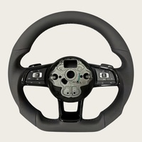 Volant de voiture en cuir personnalisé en stock pour Volkswagen Golf 6 MK6 GTD GTI R Scirocco Polo