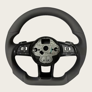 Volant <span class=keywords><strong>de</strong></span> voiture en cuir personnalisé en stock pour Volkswagen Golf 6 MK6 GTD GTI R Scirocco Polo - Product Image 5