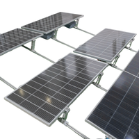 Support de montage de panneau solaire en aluminium, structure modulaire, système de montage de panneau solaire avec lest pour toit plat