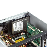 Boîtier de serveur Advantech IPC-5120 pour montage mural/de bureau avec interfaces I/O frontales pour carte mère ATX/mATX