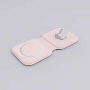 แท่นชาร์จแบบพับได้ 15W พร้อมที่วางโทรศัพท์แบบแม่เหล็กสำหรับ IWatch <span class=keywords><strong>iPhone</strong></span> 12Pro Max <span class=keywords><strong>11</strong></span> XS Max AirPods รองรับการชาร์จไร้สายแบบเร็ว Qi - Product Image 5