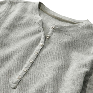 Maglietta pesante Streetwear <span class=keywords><strong>in</strong></span> cotone tinta unita <span class=keywords><strong>in</strong></span> bianco e oversize con colletto di enry T-shirt da uomo Unisex - Product Image 1