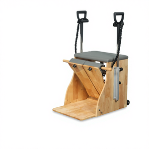 Akçaağaç Sabit Sandalye Kadın Yoga Pilates Duruş Düzeltme Yağ Azaltma Şekillendirme Germe Eğitim Cihazı Sessiz Tasarım - Product Image 1