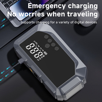 WOSEN Portable Jump Starter Power Bank 150psi Gonfleur de pneu Rechargeable Compresseur d'air Lampe de poche Gonfleur de pneu