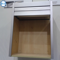 Armoire de cuisine incurvée Portes Stores Porte caravane Armoire Volet Roulant Latte Cuisine Pvc Tambour Porte pour Mobilier de Bureau