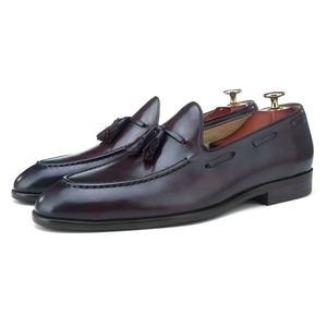 Scarpe da uomo in pelle con suola piatta Deluxe scarpe da uomo Casual mocassini scarpe in pelle di mucca da uomo di alta qualità - Product Image 3