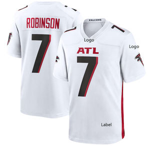 Grosir kualitas tinggi Falcon #7 Jersey sepak bola Amerika bersirkulasi seragam Rugby bordir Jersey dijahit - Product Image 3