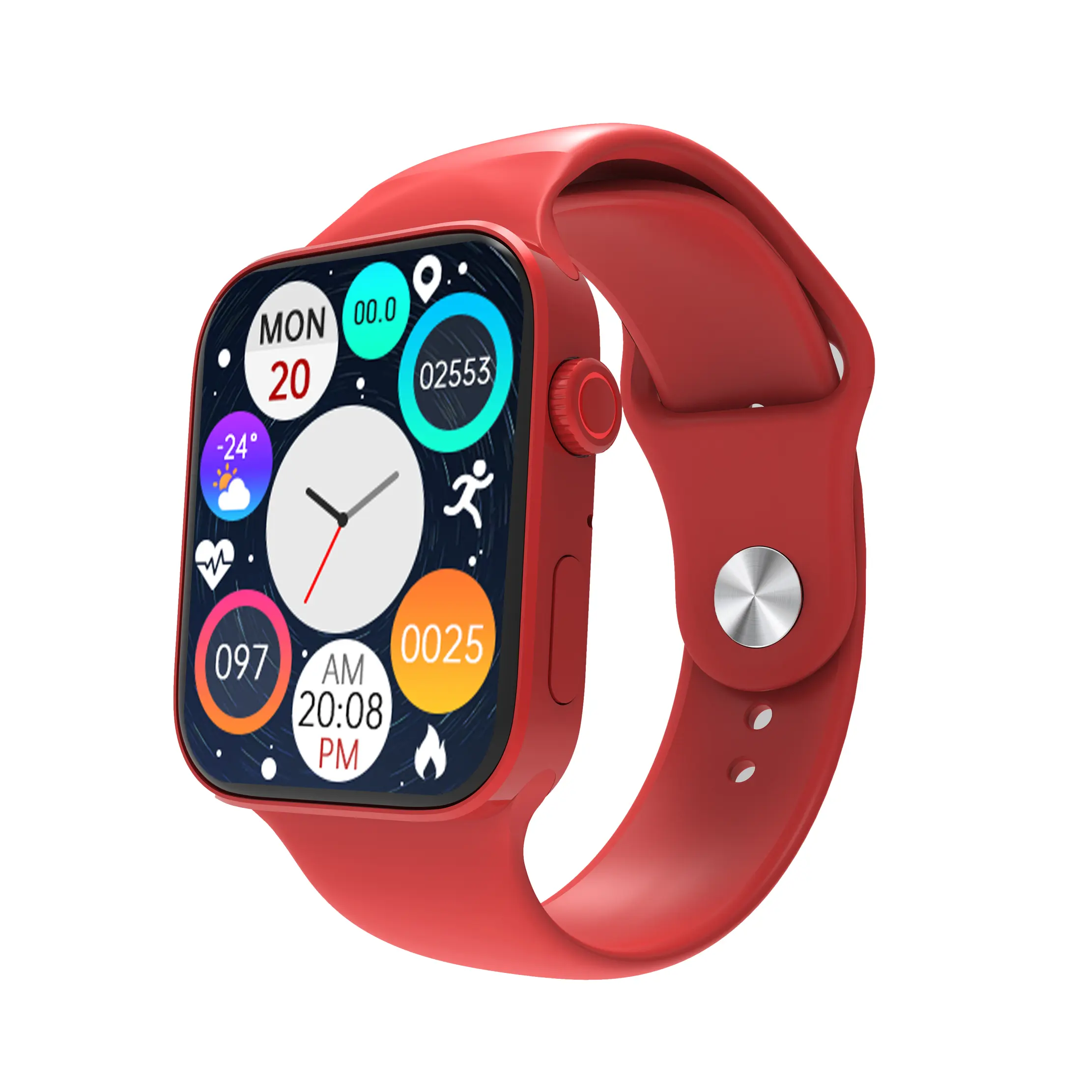 Smartwatch 7 com diamantes para meninas, relógio inteligente com pulseira dinâmica feminina, faça você mesmo, 2021
