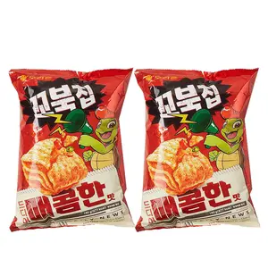 韓国オリオンタートルチップスコーンスープフレーバーK-Munchiesクリスピー韓国コーンスナックエキゾチックフレーバー