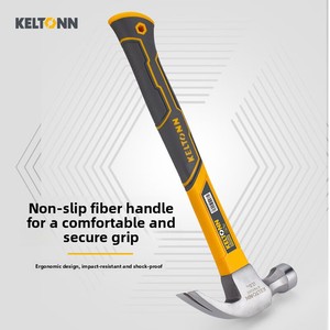 Marteau arrache-clous Kaita KELTONN KT41025/KT41050 avec manche en fibre, outil de menuiserie et de décoration - Product Image 5