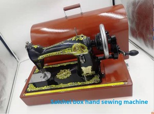 Nouvelle machine à coudre manuelle domestique JA2-1, modèle ancien, à alimentation manuelle, à plat, avec formation de point de chaînette - Product Image 4
