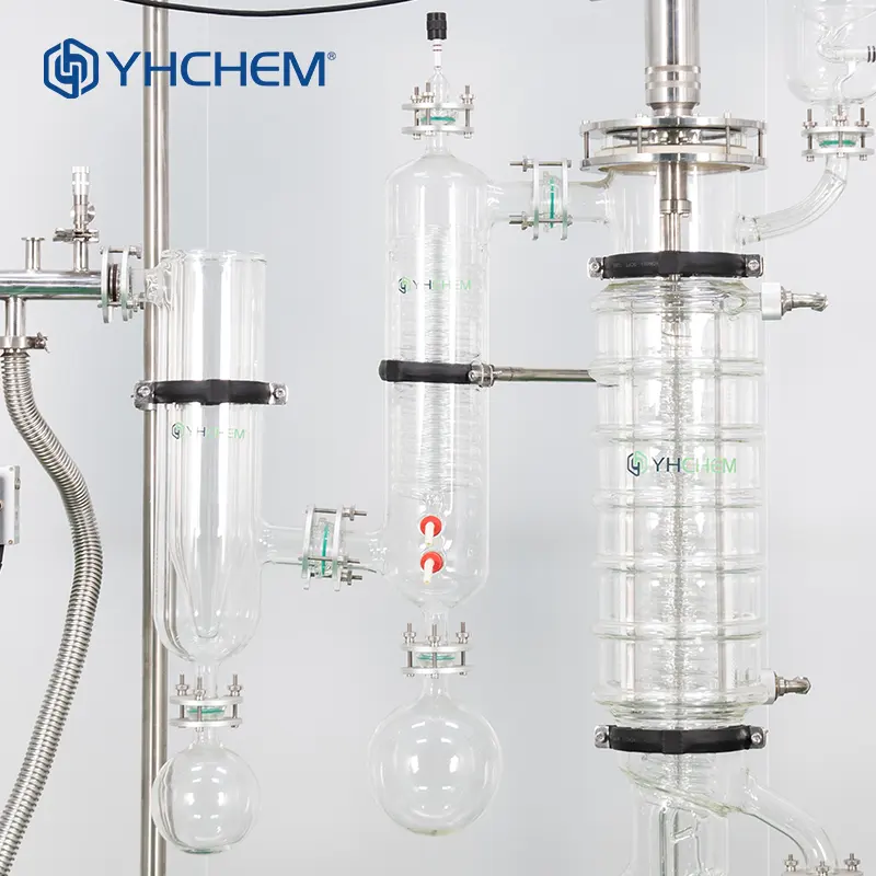 Sistema de destilación de refinación de aceite residual de alta eficiencia Sistema de destilación molecular a escala industrial