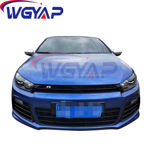 WGYAP R Style Body Kit para <span class=keywords><strong>Volkswagen</strong></span> <span class=keywords><strong>Scirocco</strong></span> 2009-2014 Parachoques de coche de plástico PP de alta calidad Posición delantera Fácil instalación - Product Image 5