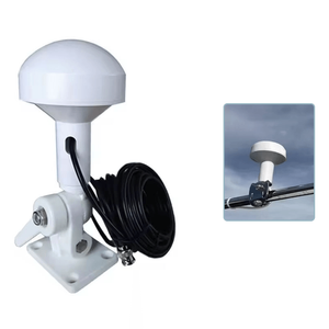 Antenne marine USB personnalisée à gain élevé pour communication embarquée, forme champignon, polarisation verticale GPS, avec base en acier inoxydable - Product Image 1