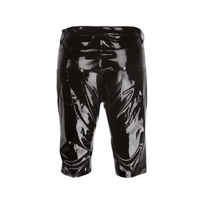 Shorts en PU pour hommes sous-vêtements sexy en cuir verni brillant shorts pour hommes bar discothèque scène spectacle <span class=keywords><strong>tenue</strong></span> pantalon en cuir - Product Image 5
