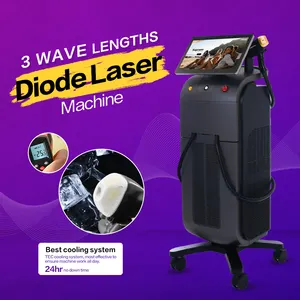 Lufenbeauty Diode Laser Ice Titanium Platinum/755 1064 808nm Diode Lazer Hair Removal Salon Beauty Equipment