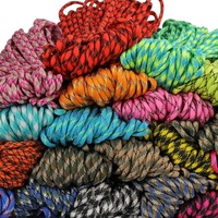 Paracord multicolore 7 brins 550 4 mm 30 m en polyester tressé