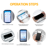 Cortadora inteligente de pegatinas para la parte trasera del teléfono móvil, plotter de película de hidrogel TPU, máquina de corte de protectores de pantalla