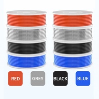 Orange Blanc Bleu 8mm Transparent Trachée PU Tube 10mm PU Pneumatique Tuyau 6mm Compresseur D'air Tuyau 12 Bande Gaz FSF Marque 1 An