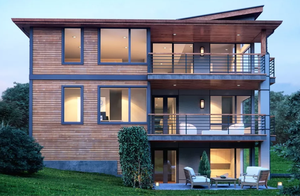 <span class=keywords><strong>Casa</strong></span> Prefabricada Residencial Moderna <span class=keywords><strong>de</strong></span> Lujo, Villa <span class=keywords><strong>con</strong></span> Estructura <span class=keywords><strong>de</strong></span> Acero Ligero, <span class=keywords><strong>con</strong></span> Balcón y <span class=keywords><strong>Garaje</strong></span> - Product Image 3