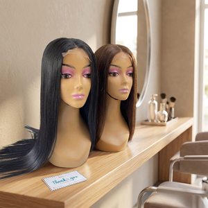 Vietnam Human Hair - Bone Straight <b>Wigs</b> for America African Market - Black Color <b>Brown</b> Color - Product Image 3