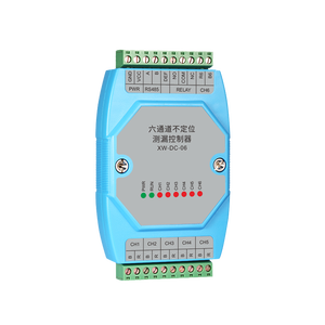 Nước công nghiệp phát hiện rò rỉ 6-Zone điều khiển với đầu ra relay 500m Khoảng cách phát hiện Nhấp Nháy + còi báo động XW-DC-06 - Product Image 2