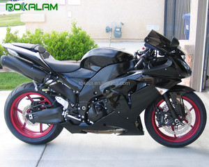 Carenados <span class=keywords><strong>ZX</strong></span>-10R 06 07 para <span class=keywords><strong>Kawasaki</strong></span> ZX10R 2006 2007 Z X <span class=keywords><strong>10</strong></span> <span class=keywords><strong>R</strong></span> <span class=keywords><strong>ZX</strong></span> 10R <span class=keywords><strong>Ninja</strong></span> Negro, Carenado Completo para Motocicleta - Product Image 1