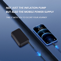 Offre Spéciale Portable multifonctionnel voiture pneu prix gonfleur pneu automatique Mini électrique sans fil pompe à Air pour vélo avec LED
