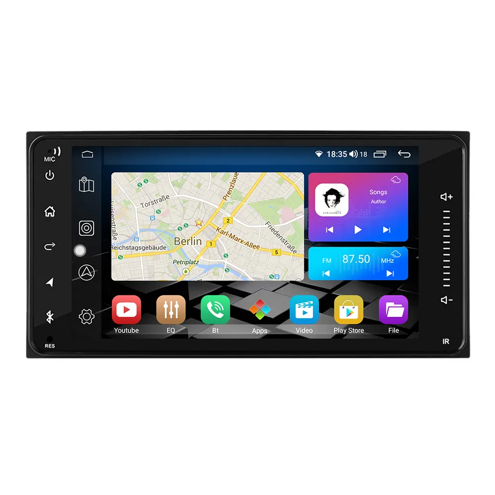 Lehx 8core Android Auto Car đài phát thanh đa phương tiện Player cho TOYOTA Terios cũ Corolla Camry Prado RAV4 Carplay stereo GPS Navigation