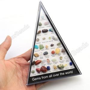 Kit di pietre preziose naturali, 31 minerali e cristalli unici provenienti da tutto il <span class=keywords><strong>mondo</strong></span> per bambini, collezionisti e curativi - Product Image 5