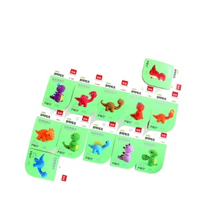 12 Design Modélisation <span class=keywords><strong>Dinosaure</strong></span> Série Super Soft DIY Clay pour Enfants - Product Image 4