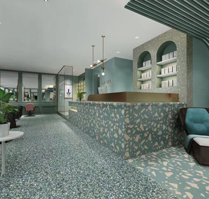 Bán buôn Matte terrazzo gạch hiện đại cổ điển gạch lát sàn gốm chịu nhiệt cách nhiệt Tính năng phòng bếp ứng dụng - Product Image 5