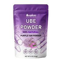 OEM Private Label Bio-Ube-Pulver für Natürliche Lebensmittelfärbung und Backen Lebensmittelqualität Ohne Zuckerzusatz Veganes Reines Ube-Pulver