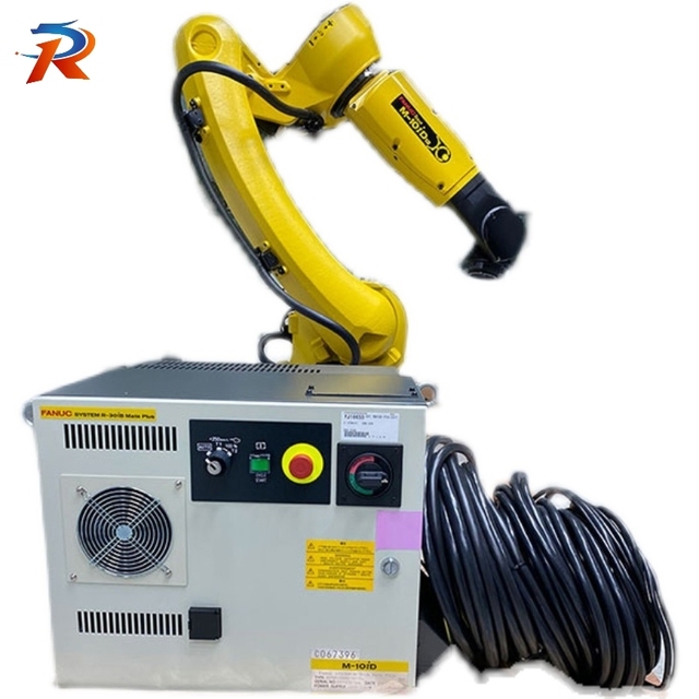 M-10iD/12 Fanuc Industrial Robot R-30iB Mate PLUS Control Cabinet a Set of Speed Reducer PLC 220V