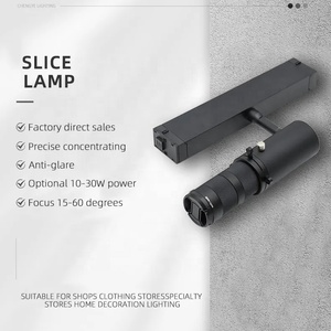 5W 10W 20W Cob para museo Gallery Rail Zoomable mini Shapeable cut shapeable zoomable LED Track light - Product Image 6