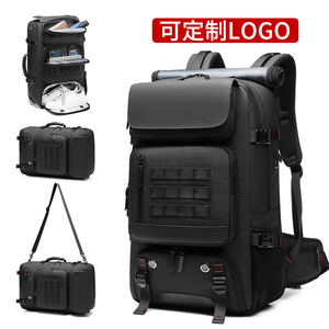 Outwalk Men's <b>Backpack</b> <b>Large</b> Capacity Outdoor Hiking Travel Bag With Laptop Compartment Multi-functional Business Trip <b>Backpack</b> - Product Image 3