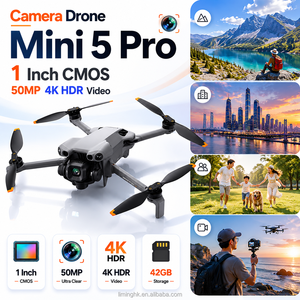 โดรนกล้อง Mini 5 Pro ขนาด 1 นิ้ว CMOS 50MP 4K HDR สำหรับการถ่ายภาพท่องเที่ยว ชุดสร้างเนื้อหาโซเชียลมีเดีย ขายส่ง - Product Image 1