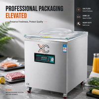 Machine d'emballage sous vide automatique à double transformateur XC-620, pompe 20L, machine de scellage haute capacité pour les produits