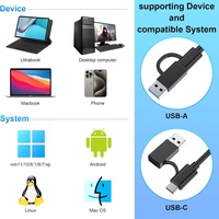 Lecteur de carte CFexpress multifonction 8 en 1 USB 3.2 Gem2 10 Gbps, lecteur de carte mémoire Type B/SD/TF/CF/XD/MS