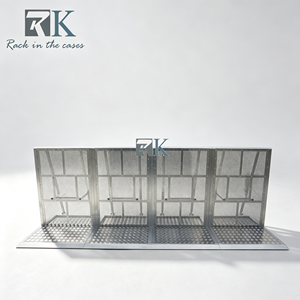 Barrières de sécurité en aluminium pour scène de concert, barrières anti-émeute, garde-corps temporaires pour le contrôle des foules - Product Image 1