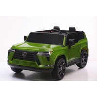 Voiture électrique télécommandée pour enfants Lexus GX550 homologuée, 2 places, pour l'extérieur, alimentée par batterie, de 2 à 8 ans