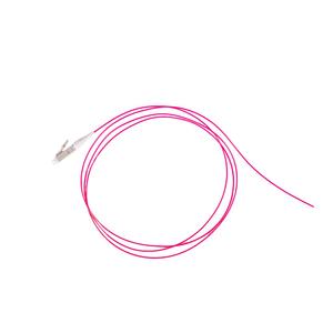 Pigtail lc cabo de fibra multimodo 50/125mm, pigtails incorretos, om4, faixa fácil de lilac 0.9mm