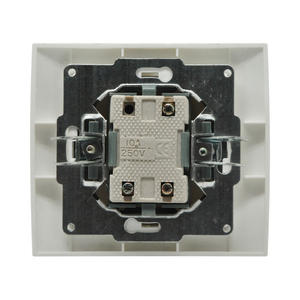 MVAVA-<span class=keywords><strong>Panel</strong></span> de PC a precios económicos de fábrica, 1 Banda, 2 bandas de potencia, toma eléctrica dual de la UE, botón pulsador de pared para el hogar, interruptores de luz y enchufe - Product Image 4