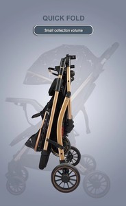 Passeggino 2 in 1 per Neonati e Bambini, Pieghevole con Una Mano, Convertibile, con Manico Reversibile - Product Image 3