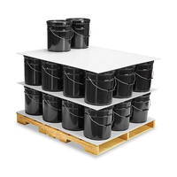 Diviseurs de palettes en plastique robustes et feuilles Correx pour l'organisation de palettes Separatori de plateaux de bouteilles en plastique