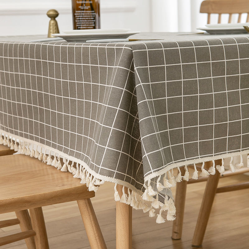 Stile nappa scozzese grigio