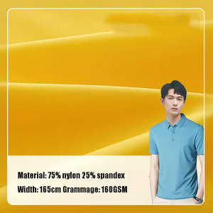 Tela de malla transpirable ligera de secado rápido de 160 g, doble tricot, 75% nailon, 25% elastano, para ropa deportiva y polos. - Product Image 3